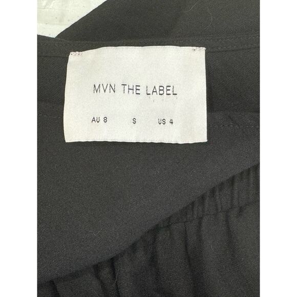 MVN the Label Black Lancey One Shoulder Dressy Jumpsuit 4 - Picture 7 of 10